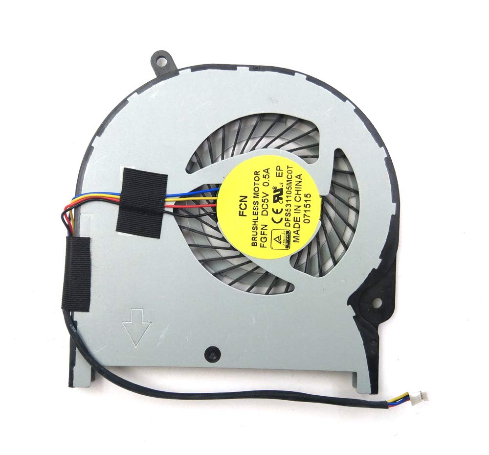 Replacement CPU Fan for Satellite L55W-C L55W-C5150 L55W-C5153 L55W-C5236 L55W-C5236X L55W-C5252 L55W-C5258 L55W-C5259 L55W-C5320 L55W-C5357