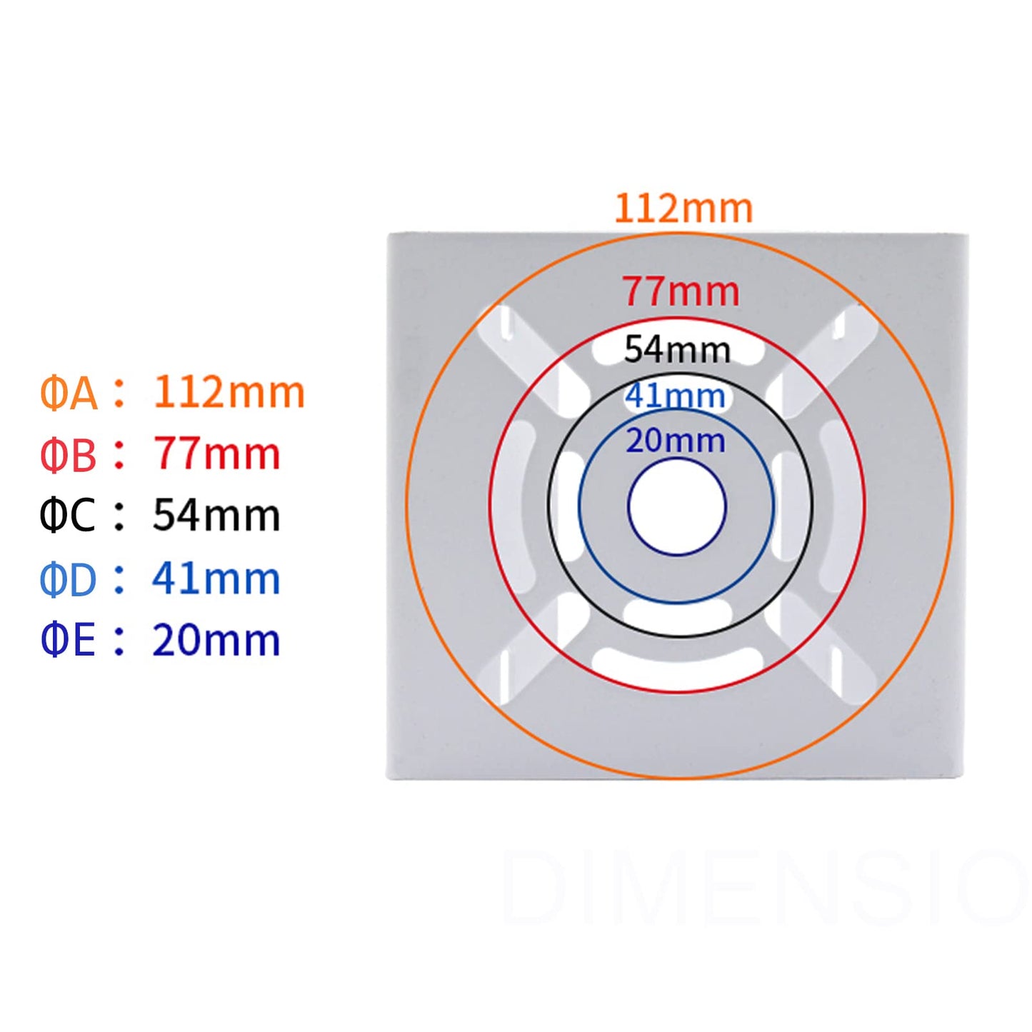 WiTi Universal Vertical Pole Mount for Security Camera, Solid Metal Bracket with Loops, Suitable for CCTV Cameras(Small Size)
