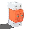 2 Pole 1 Piece Device DIN Rail Mount Protector Low Voltage Device 10-20KA 420V Electronic