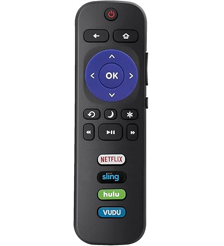 RC280 Universal Replacement TV Remote Control Compatible with All TCL Roku TVs (Netflix/Sling/Hulu/Vudu)