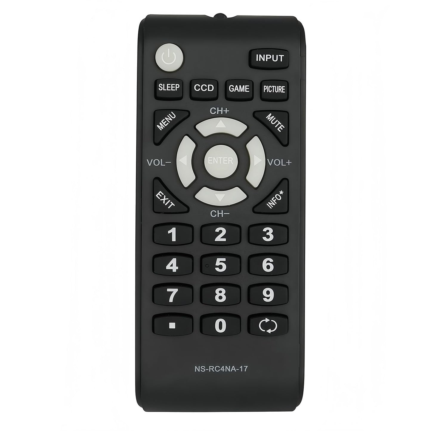 Replacement Remote Control Compatible for Insignia TV NS-48D510NA17 NS-32D311NA17 NS-24D510MX17 NS-32D310NA17 NS-40D510MX17 NS-24D510MX17