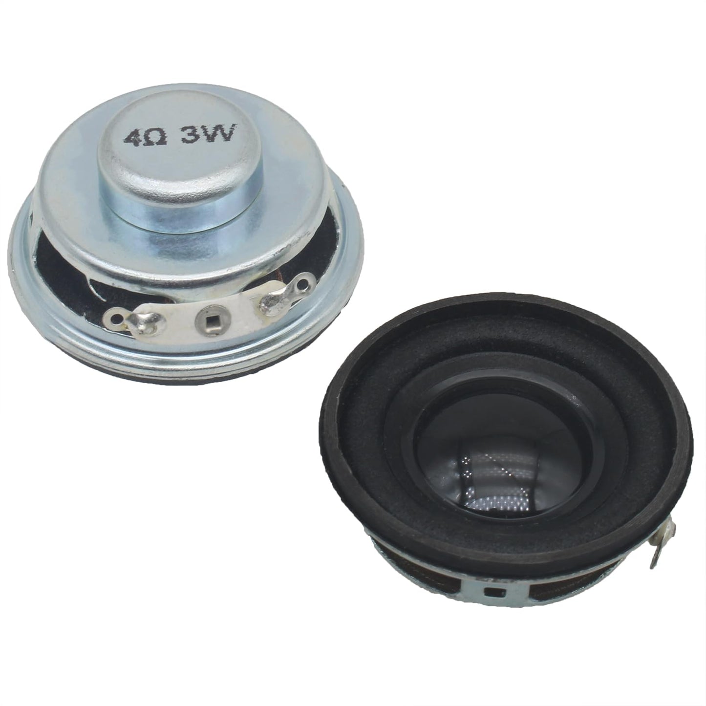 SYCZIOHU Round Bass Speaker 4Ohm 3W Full Range Audio Speaker Dia. 40mm Stereo Woofer Loudspeaker for Bluetooth Speaker and Radio