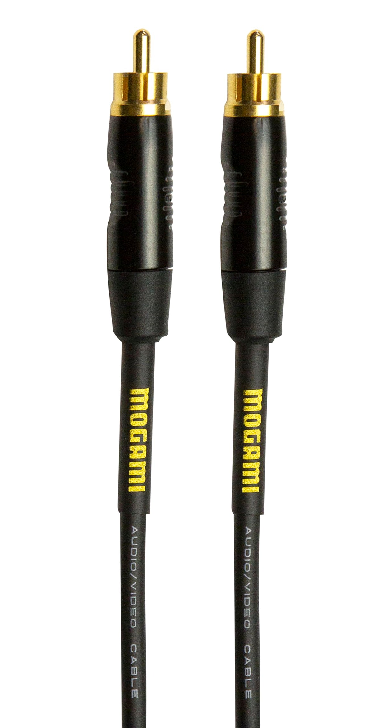 Mogami GOLD RCA-RCA-20 Mono Audio/Video Patch Cable, RCA Male Plugs, Gold Contacts, Straight Connectors, 20 Foot