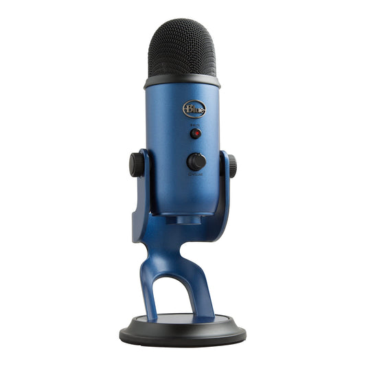 Logitech Creators Blue Yeti USB Microphone for PC, Mac, Gaming, Streaming, Podcasting, Studio and Computer Condenser Mic with Blue VO!CE Effects, 4