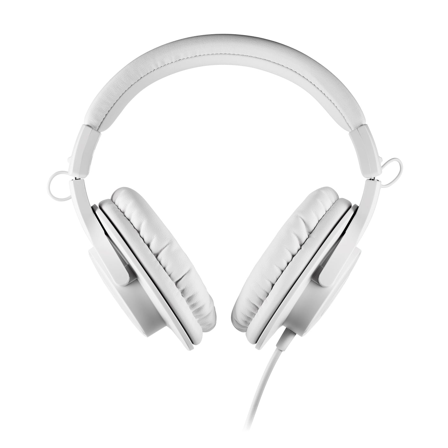 Audio-Technica ATH-M20xWH Professional Monitor Headphones - White Bundle with Case and Austin Bazaar Polishing Cloth