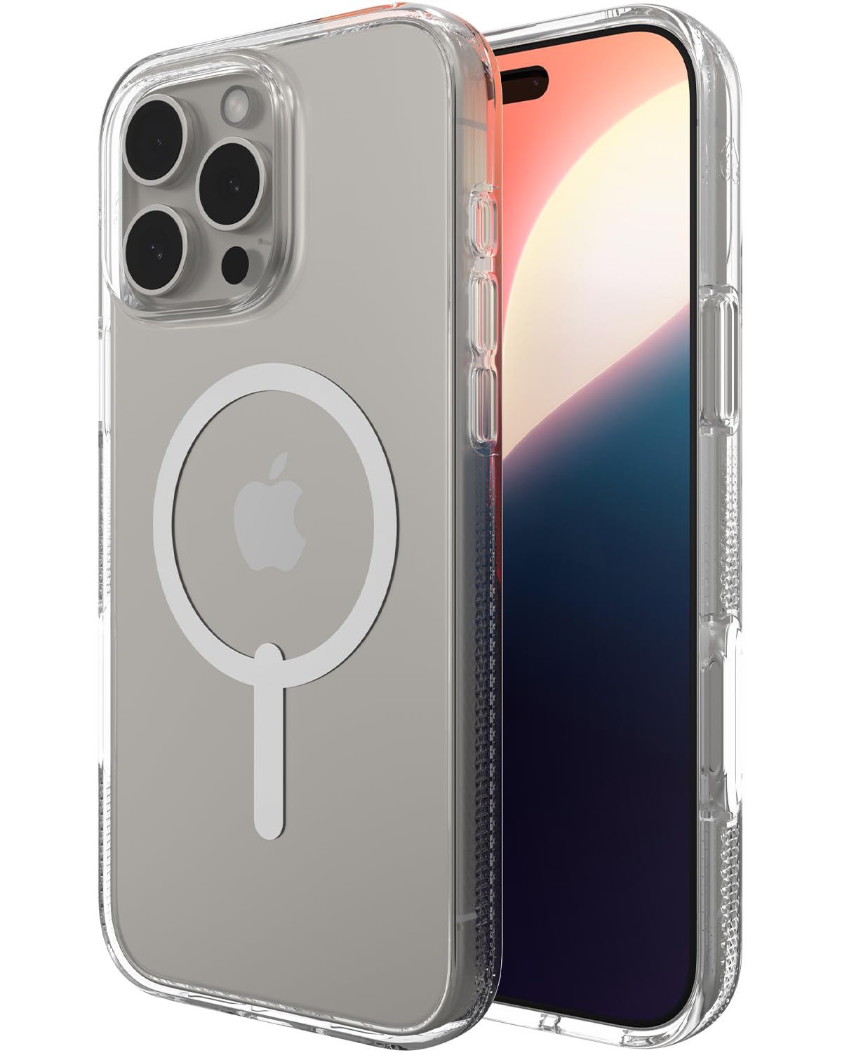 ZAGG Crystal Palace Snap Case for iPhone 16 Pro Max - Military-Grade 13ft Drop Protection, MagSafe Compatible, Crystal Clear, Anti-Yellowing