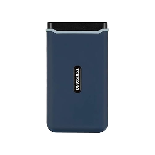 Transcend 500GB USB 3.1 Gen 2 USB Type-C ESD370C Portable SSD Solid State Drive TS500GESD370C