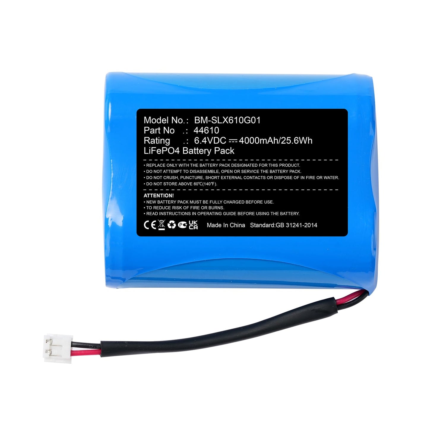 Estry 44610 Battery Replacement for Fire Vulcan LED 44610 Battery