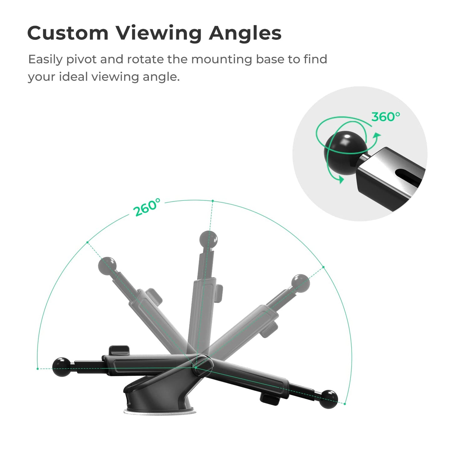 iOttie Universal Dashboard and Windshield Mounting Base for Easy One Touch Series and Auto Sense Mounts