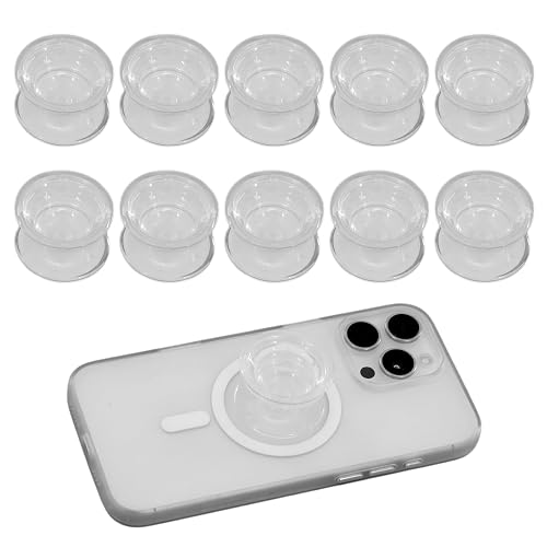 10 Pcs Expandible Collapsible Mobile Phone Grip Stand Holder, Self-Adhesive Adhesive on The Bottom, Suitable for Mobile Phones, Tablets and Other