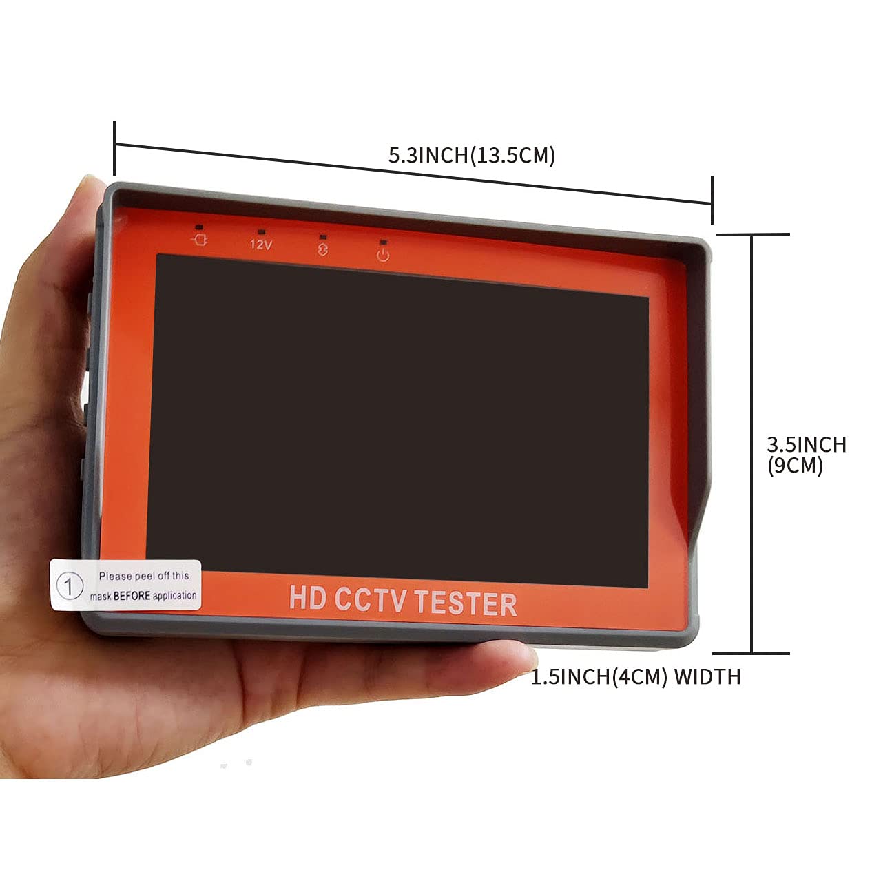 CCTV Camera Tester Monitor IV5 5inch 8MP AHD TVI CVI CVBS Portable CCTV Testing PTZ