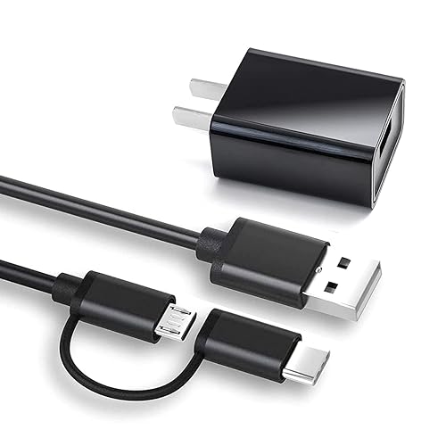 Mirco USB C Charger Charging Cable Cord Compatible for BlueParrott B650-XT B550-XT B450-XT B350-XT S450-XT B250-XTS C300 C400-XT Headset, Jabra Elite