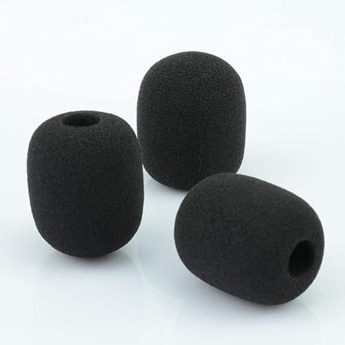 LEFXMOPHY Mic Pop Filter Replacement for V-MODA BoomPro Microphone Windscreen Foam Cover, 3-Pack