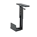 Safco 2175 Ergo-Comfort Swivel Mount CPU Holder, Gray