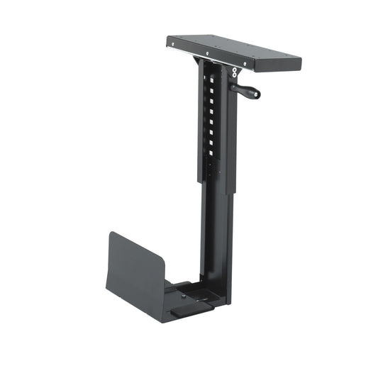 Safco 2175 Ergo-Comfort Swivel Mount CPU Holder, Gray