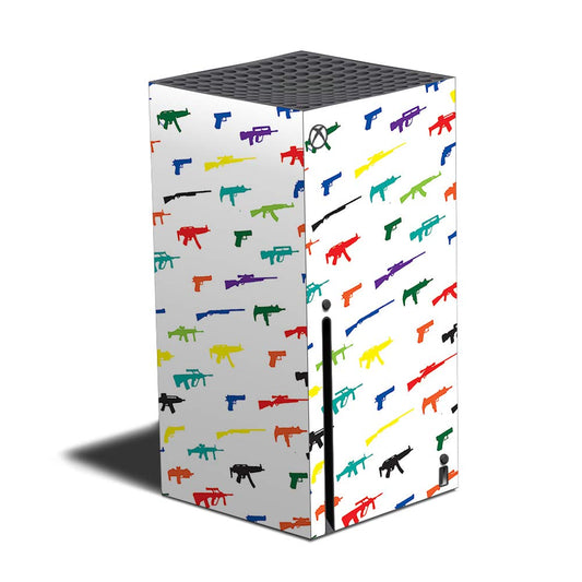 Mighty Skins Skin Compatible with Xbox Series X - Fun Guns | Protective, Durable, and Unique Vinyl Decal wrap Cover | Easy to Apply, Remove,