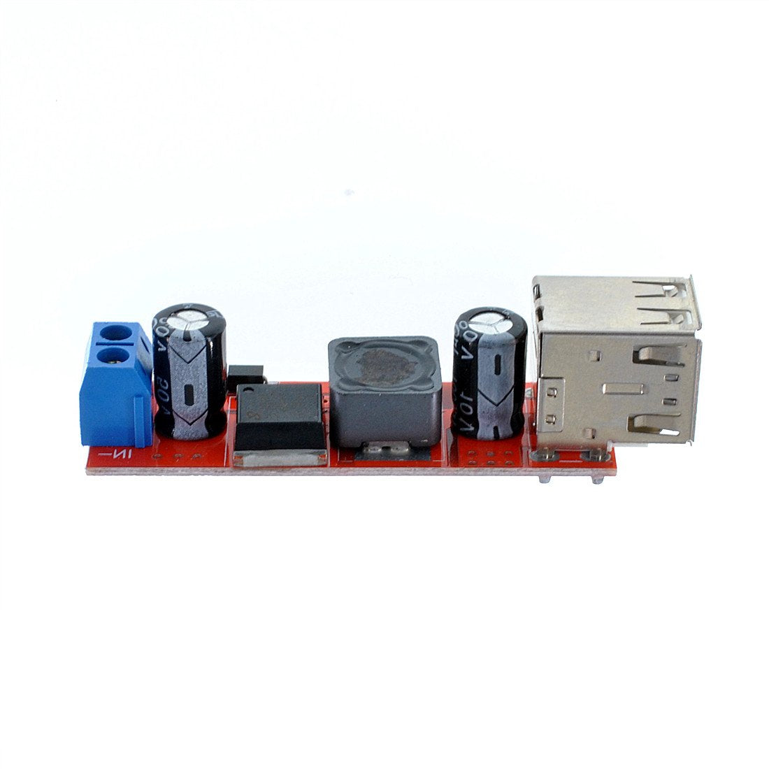 Oiyagai 2Pcs DC to DC Voltage Regulator Step Down Power Supply Buck Converter Module 6-40V to 5V 3A Dual USB Port Output