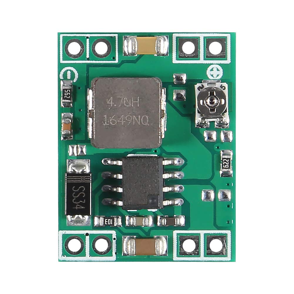 ACEIRMC 12pcs MP1584EN Mini 3A DC-DC Buck Converter 4.5V-28V to 0.8V-20V Adjustable Voltage Regulator 24V/12V/9V to 12V/5V/3.3V Step-Down Power Module