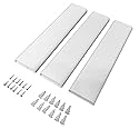 Legrand Wiremold C30S 48 Inch 3 Piece Flat Screen TV Cord Cover Kit, Organizer for Wall, Holds Up to 10 Cords or Cables, Sustainable Packaging, White