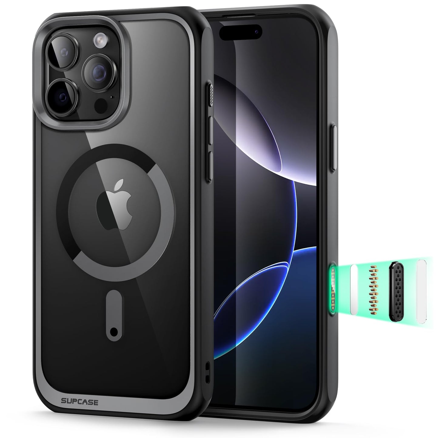 SUPCASE for iPhone 16 Pro Max Case with Camera Control Capture Button (Unicorn Beetle Mag), [Compatible with MagSafe] [Military-Grade Protection] Slim