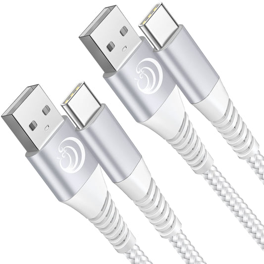 USB Type C Cable 6FT 2Pack Fast Charging Cable USB C Charger Phone Cord for Samsung Galaxy A01 A02s A03s A10e A11 A12 A13 A14 A20 A21 A32 A42 A52 A53