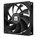 Thermalrlght TL-C12C CPU Fan 120mm Case Cooler Fan, 4Pin PWM Silent Computer Fan with S-FDB Bearing Included, up to 1550RPM Cooling Fan?Black?