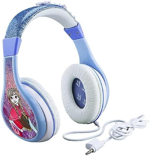 Disney Frozen Kids Headphones with 3.5mm Jack, Wired Headphones for School, Home or Travel