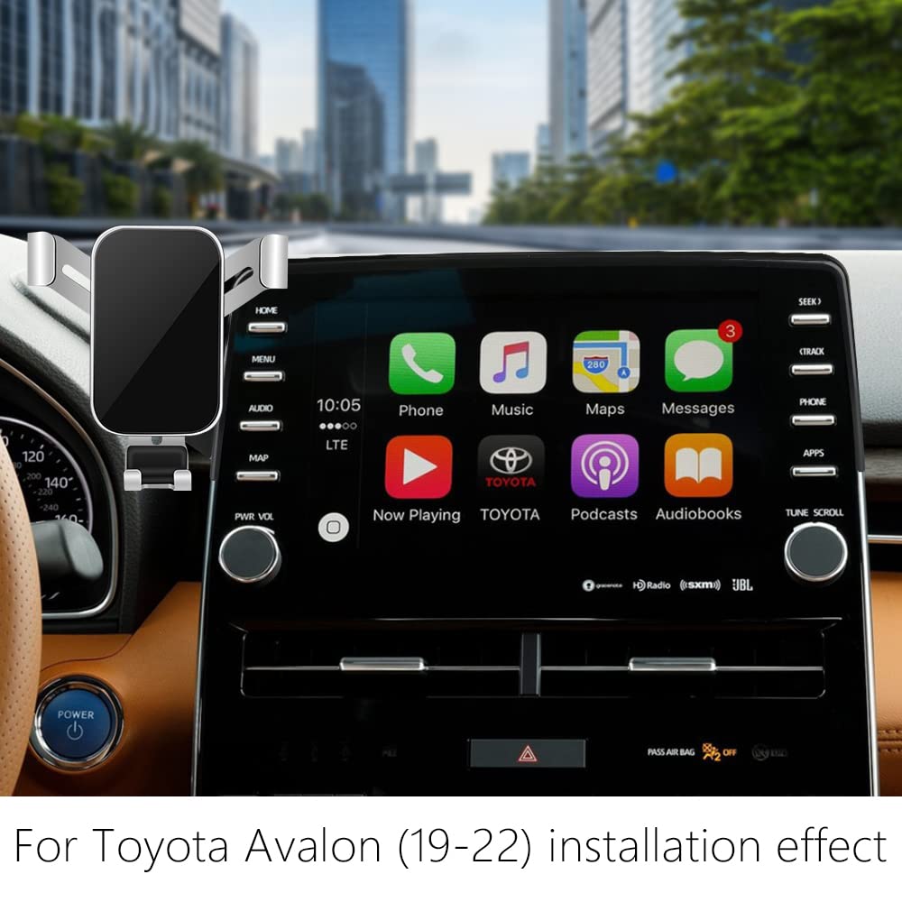 LUNQIN Car Phone Holder for Toyota Avalon 2019 2020 2021 2022 and Avalon Hybrid 2019-2022 Auto Interior Accessories Best Cell Phones Mount Cellphone