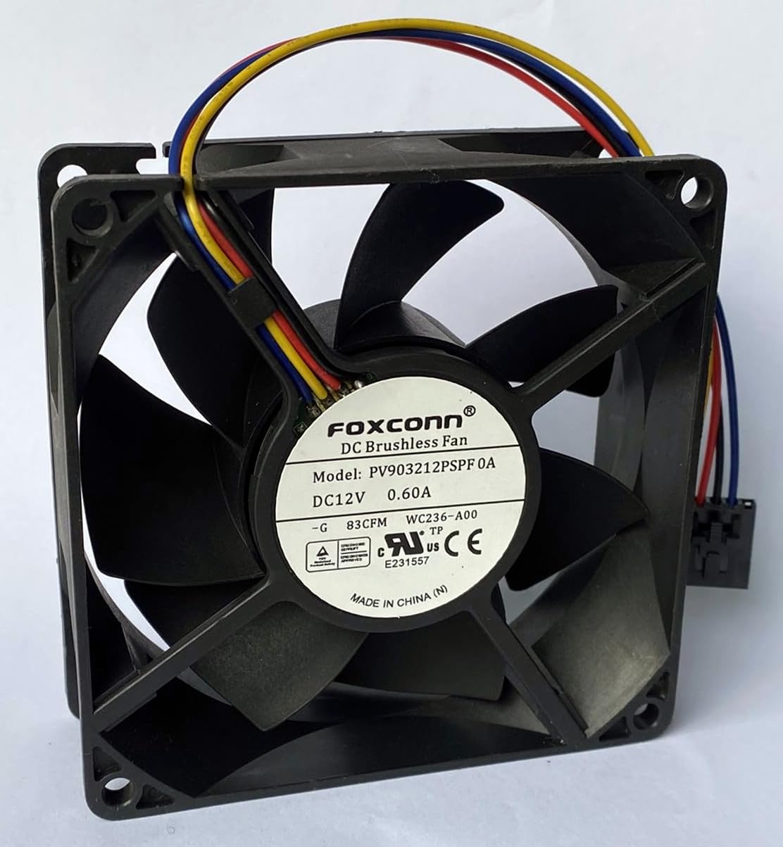 PV903212PSPF 0A Chassis CPU Cooling Fan PV903212PSPF OA 12V 0.60A 9232 9CM 4-Wire Server PWM Cooling Fan for PV903212PSPF 0A Cooling Fan