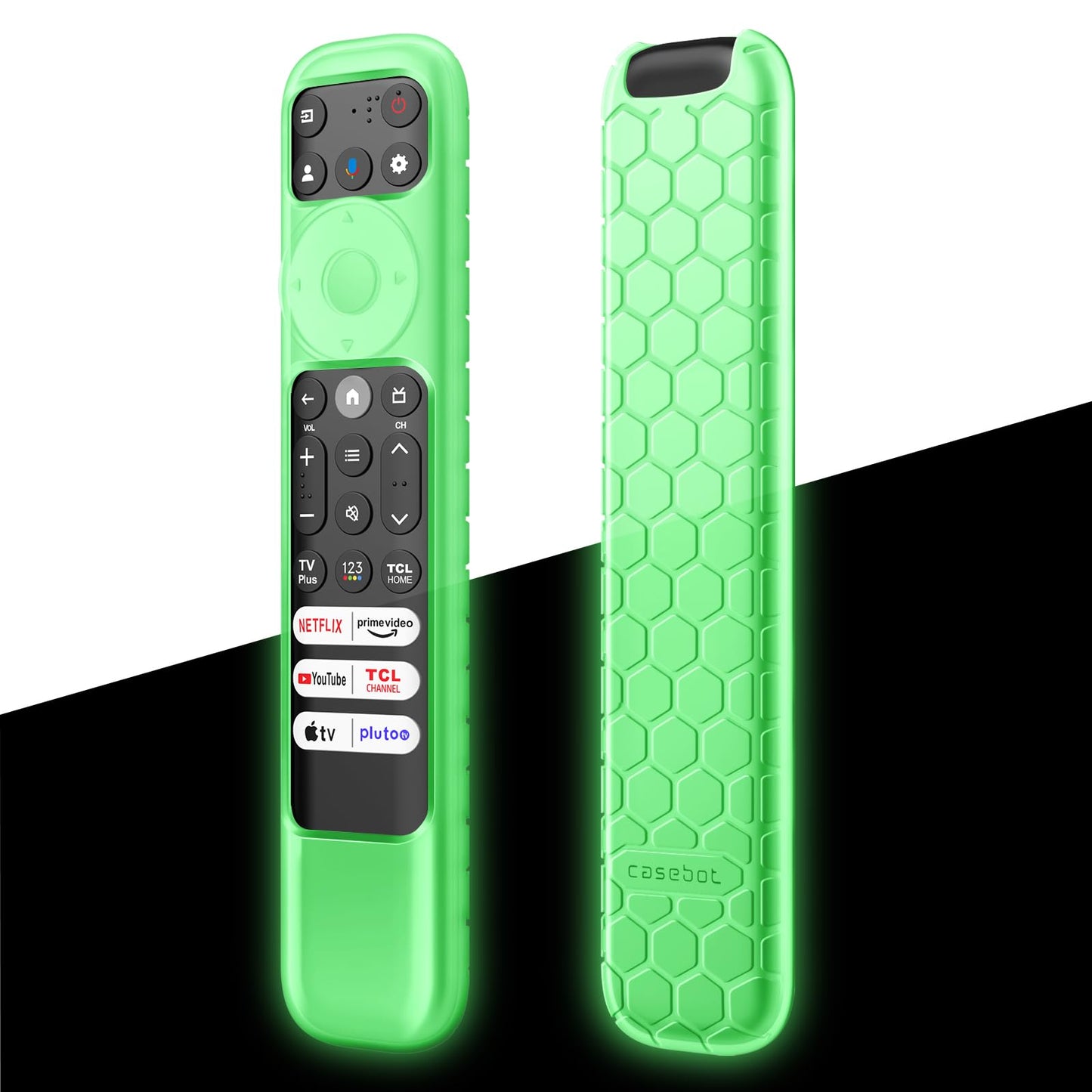 Fintie Protective Case for 2023 TCL RC813 FMB1 / RC902V FMR1 / RC923 Voice Remote, Light Weight Anti Slip Shockproof Silicone Cover for TCL Q6 Q7 QM8