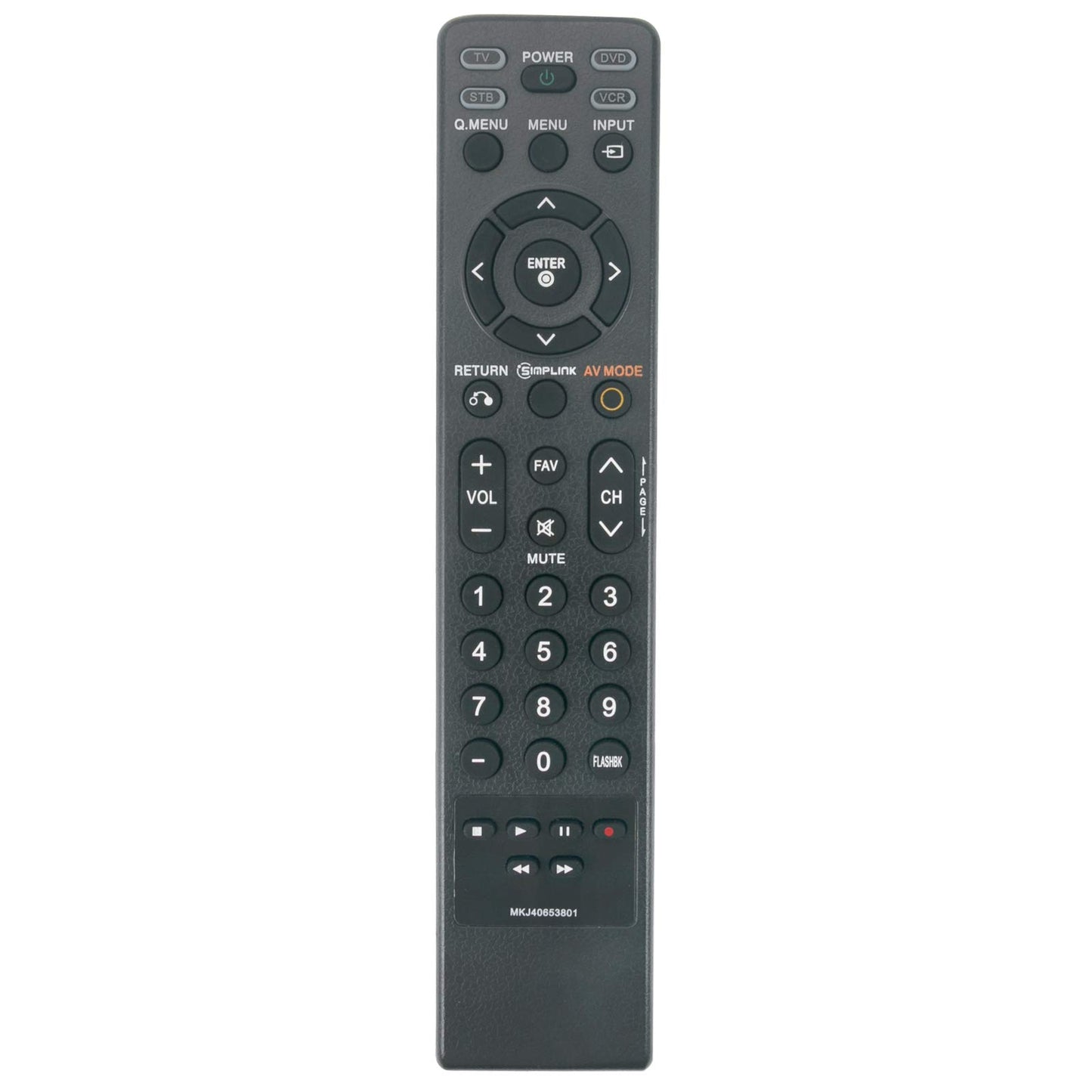 New MKJ40653801 Remote Control for LG LCD TV 32LG30 32LG30DC 32LG30UD 32LG60 32LG60-UA 32LG70 32LG70-UA 37LG30 32LN5300UB 32LN5300-UB 37LG30DC