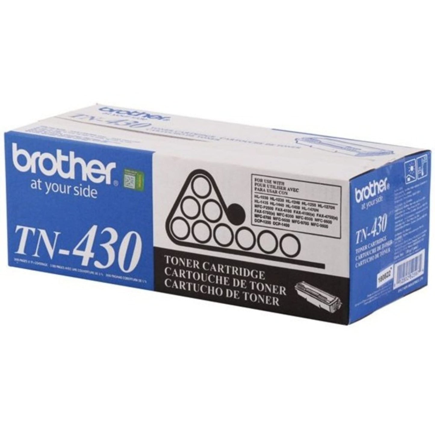 Brother Genuine TN430 Mono Laser Toner Cartridge , black