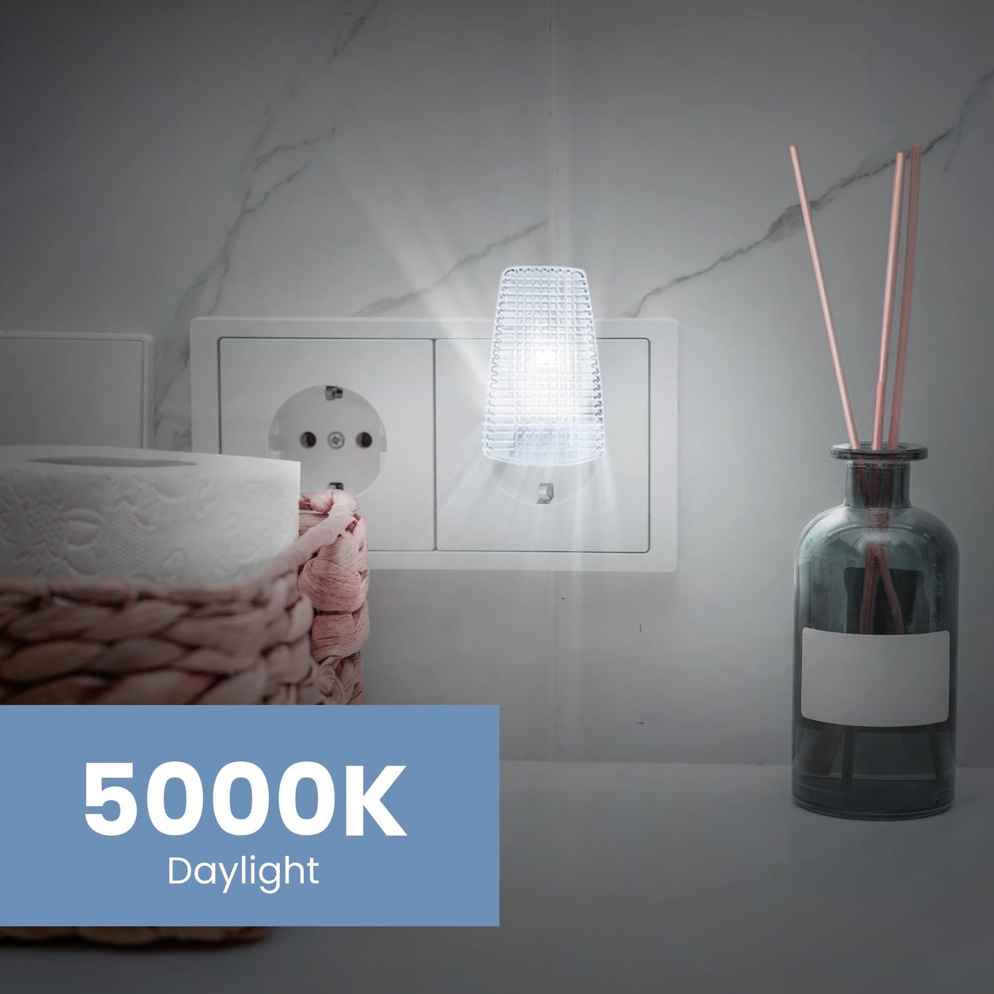 Feit Electric C7 LED Night Light Bulbs - 7W Eq 30 Lumens 5000K E12 Base - 4 Pack
