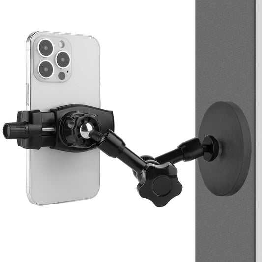 Mippko Magnetic Phone Holder,Heavy Duty Phone Mount for Truck/Tractor/Forklift/Boat/Motor Vehicles,Fit 3.5~7.5" iPhone/Nexus/Smartphone,360°Adjustable