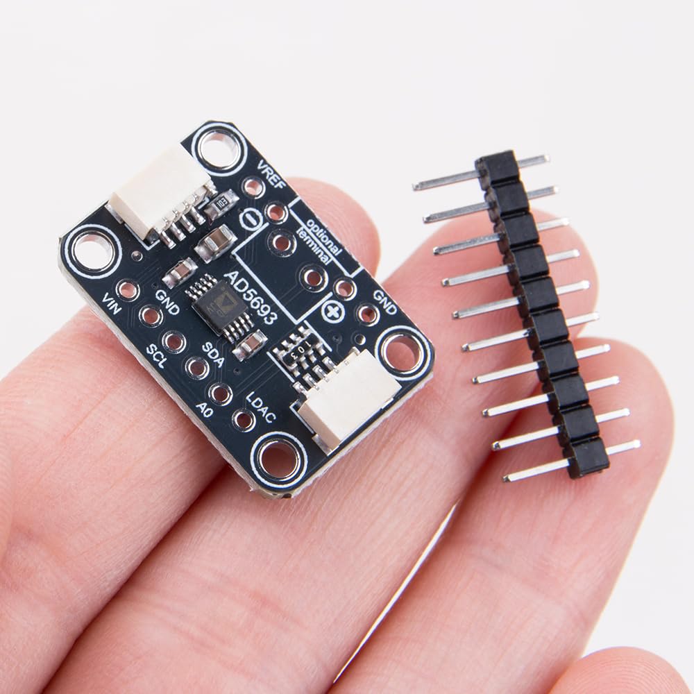 ZORZA 1Pcs AD5693R High Precision 16Bit DAC Board Digital to Analog Module with I2C Interface for Development Projects