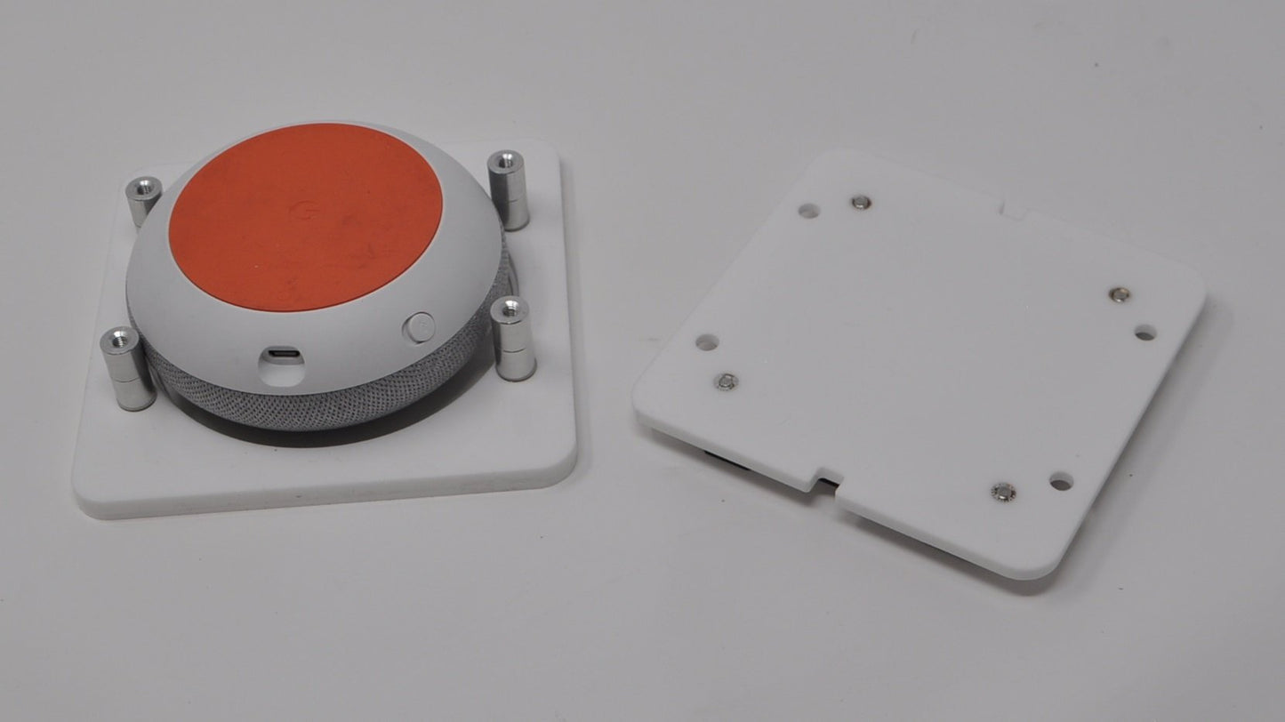 TABcare Google Home Mini Nest Mini Anti-Theft Security Wall Mount Kit (White)