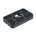 HITHUT PU-60 60mm Universal Quick Release QR Plate with D-Ring Screw for Tripod Monopod Ball Head DSLR Camera, Arca-Swiss Compatible