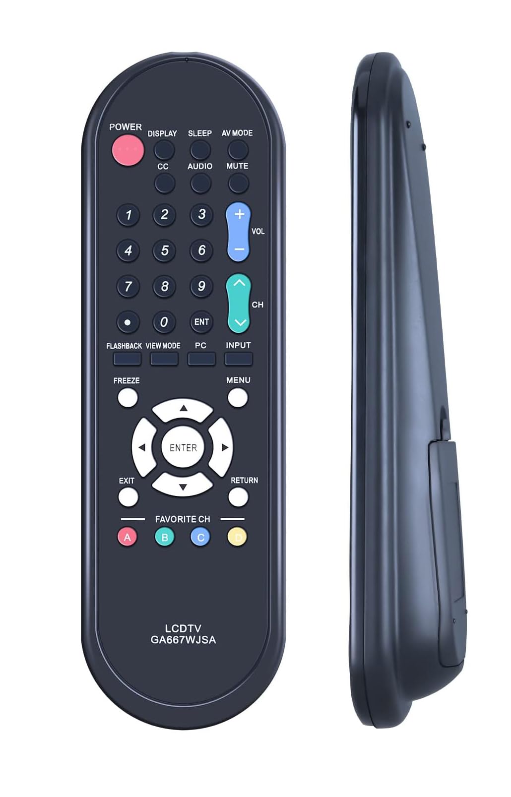 Replacement Remote Control for Sharp Aquos LCD TV LC-C4067UN LC-60LE600U LC-60E79U LC-46SB54U LC-52SB55U LC-60LE6300U LC-40C32U LC-46SB57U LC-32SB23