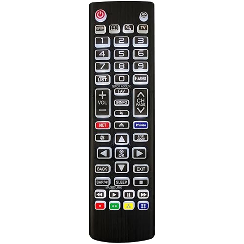 Replacement Backlit Remote Control for LG Smart TV, for LG LCD LED HD UHD OLED QNED NanoCell 4K 8K Series TVs (All Buttons Lighting Up)