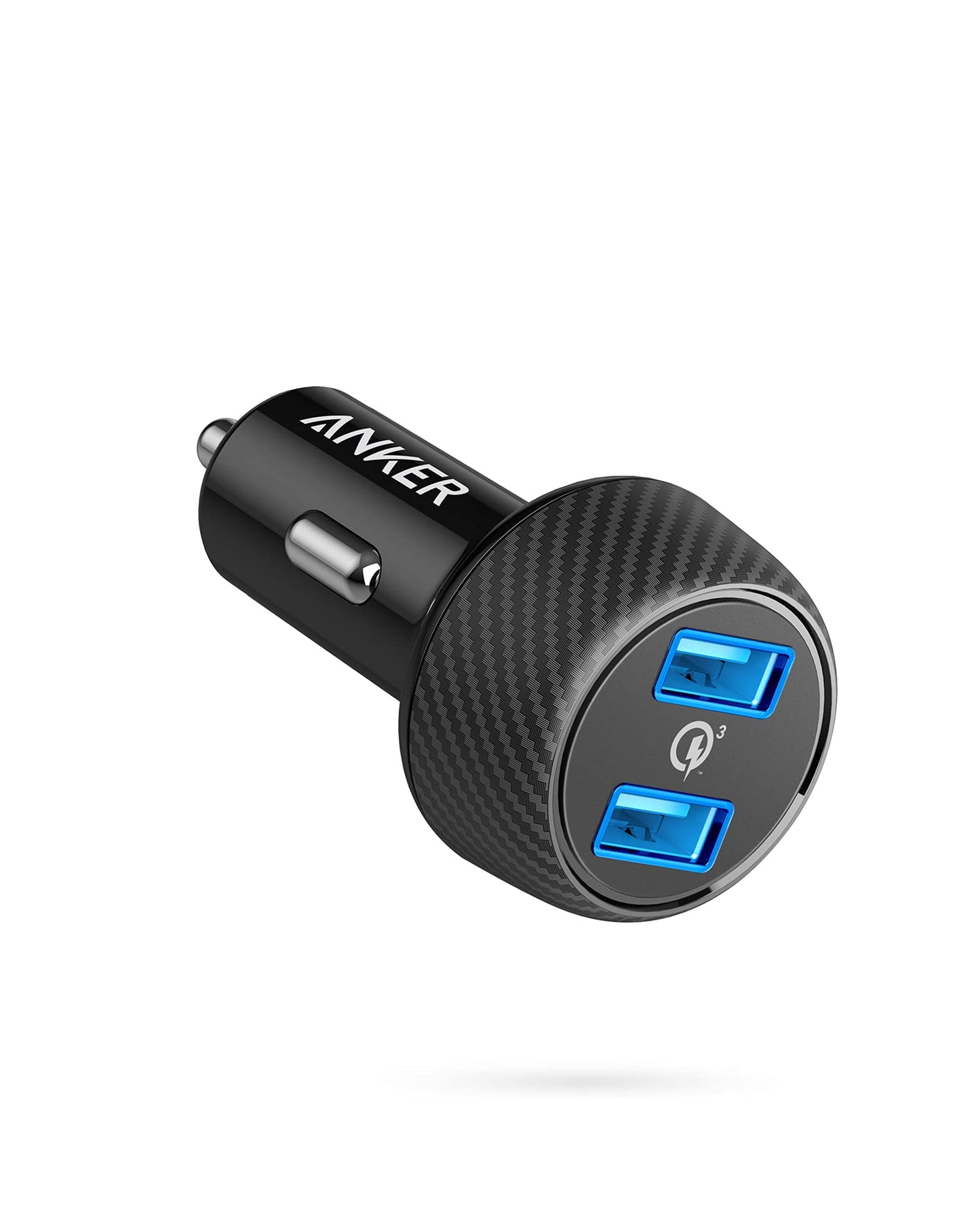 Car Charger, Anker Quick Charge 3.0 39W Dual USB Car Charger Adapter, PowerDrive Speed 2 for Galaxy S10/S9/S8/S7/S6/Plus, Note 9, PowerIQ for iPhone