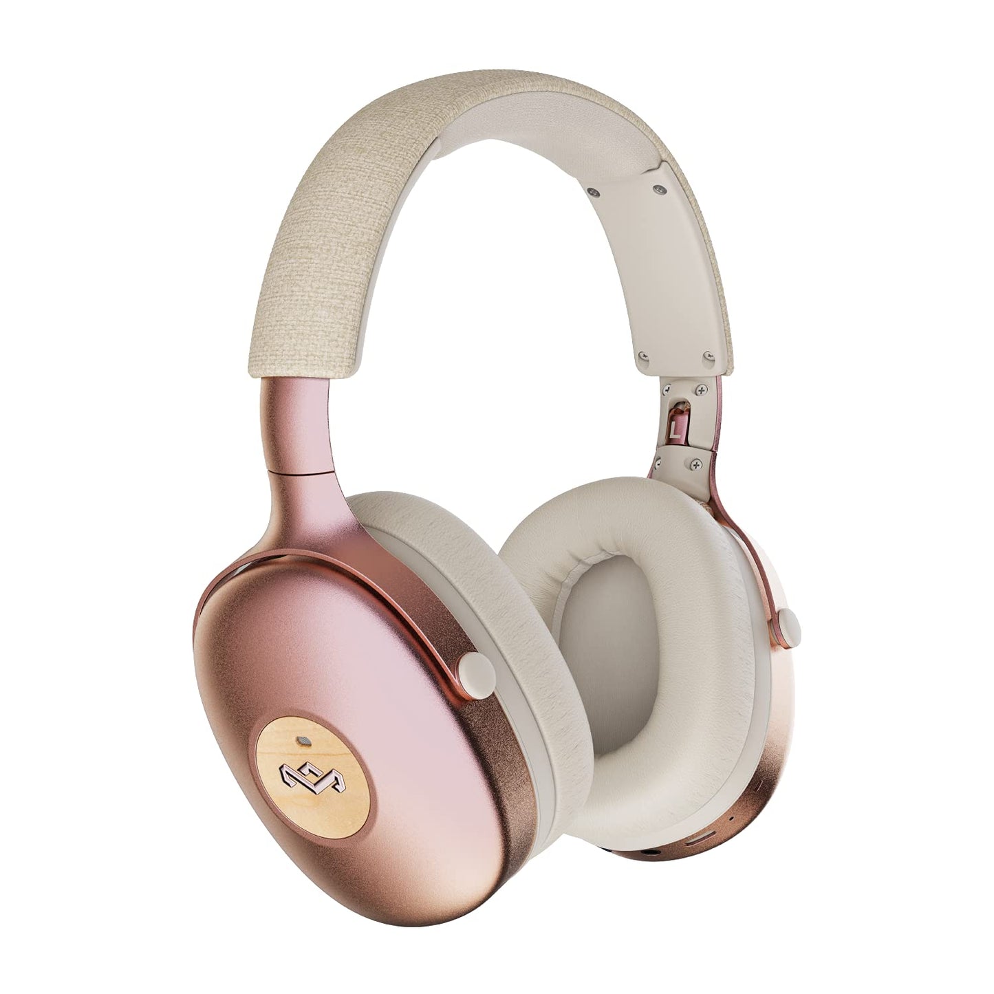 House of Marley Positive Vibration XL ANC: Noise Cancelling Over-Ear Headphones with Microphone, Wireless Bluetooth Connectivity, and 26 Hours…