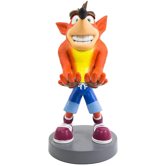 Exquisite Gaming Crash Bandicoot Controller Holder & Phone Stand, 8.5 in Collectible Figure