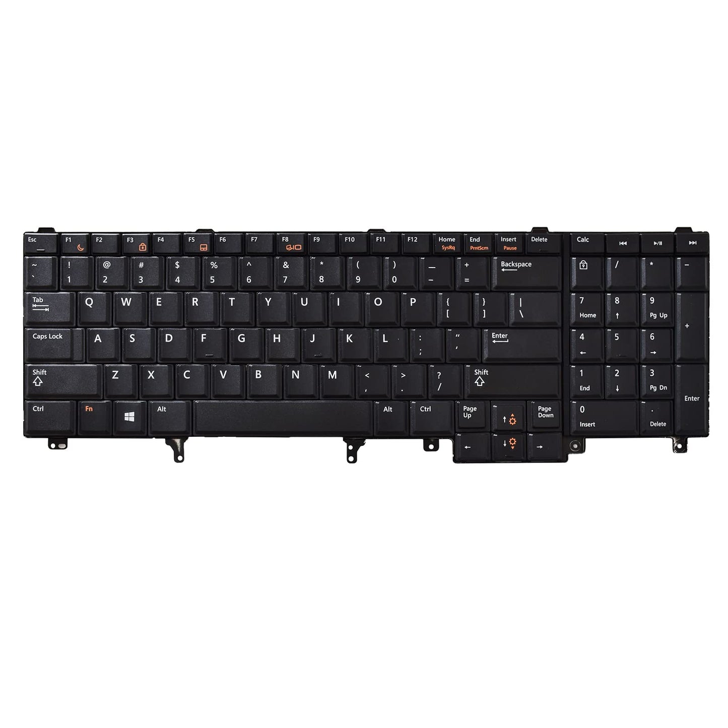 SUNMALL Replacement Keyboard Compatible with Dell Latitude E5520 E5520m E5530 E6520 E6530 E6540 Precision M4600 M4700 M6600 M6700 Laptop US Layout