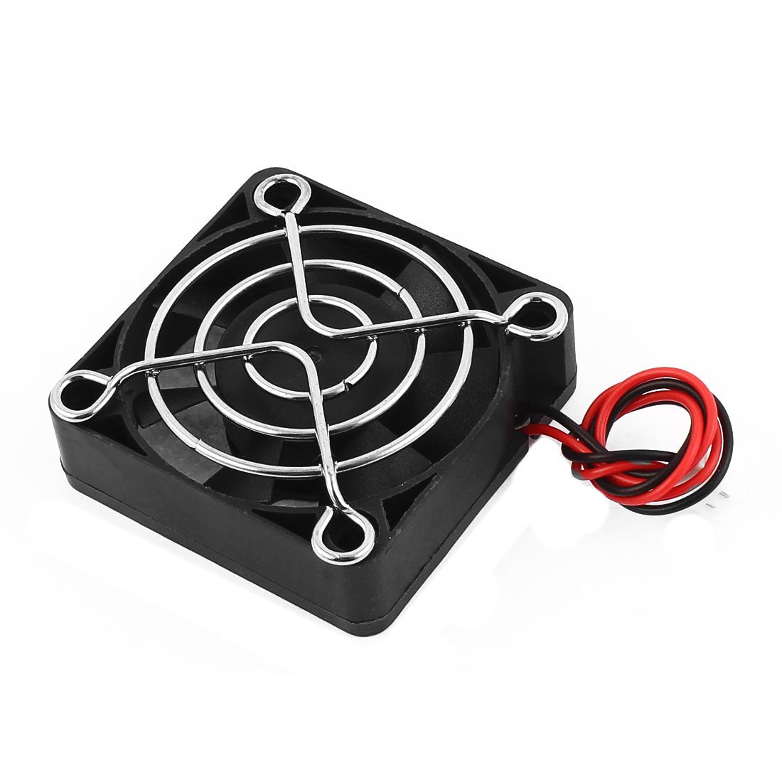 uxcell DC 12V 0.12A 50mmx50mmx15mm 7 Vanes PC CPU Computer Cooling Fan w Metal Mesh