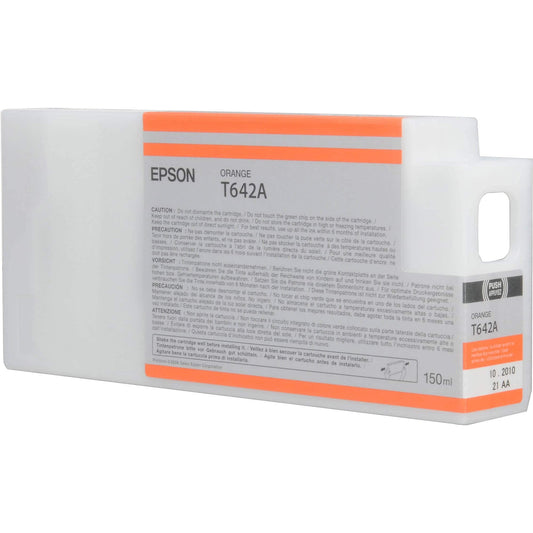 Epson T642A Ultrachrome HDR Ink Cartridge for Stylus Pro 7900/9900, 150 ml (Orange)