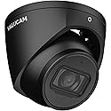 VALUCAM 4MP PoE Turret IP Camera Black Starlight 0.006Lux@F1.6 PoE Camera Outdoor, Smart Human/Vehicle Detection, Intrusion Tripwire Alarm, 2.8mm Wide