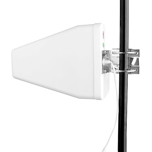 ZDTECH Directional Antenna Cell Phone Yagi Antenna 8 to 9dBi High Gain 3G/4G/5G/LTE Universal Fixed Mount Outdoor LPDA(698-4000 MHz)