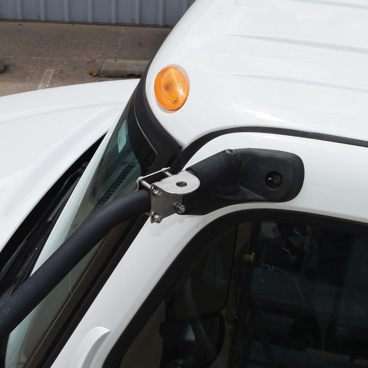 Tram® Single-Groove Stainless Steel CB Antenna Mirror Mount