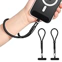 MoKo 2 Pack Phone Wrist Strap Anti-theft, Adjustable Hand Wrist Phone Lanyard with 360° Rotating Hook and Tether Tabs, Cellphone Wristlet Strap