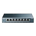 TP-Link 8 Port Gigabit Ethernet Network Switch - Ethernet Splitter | Plug & Play | Fanless | Sturdy Metal w/ Shielded Ports | Traffic Optimization |